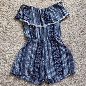 blue romper